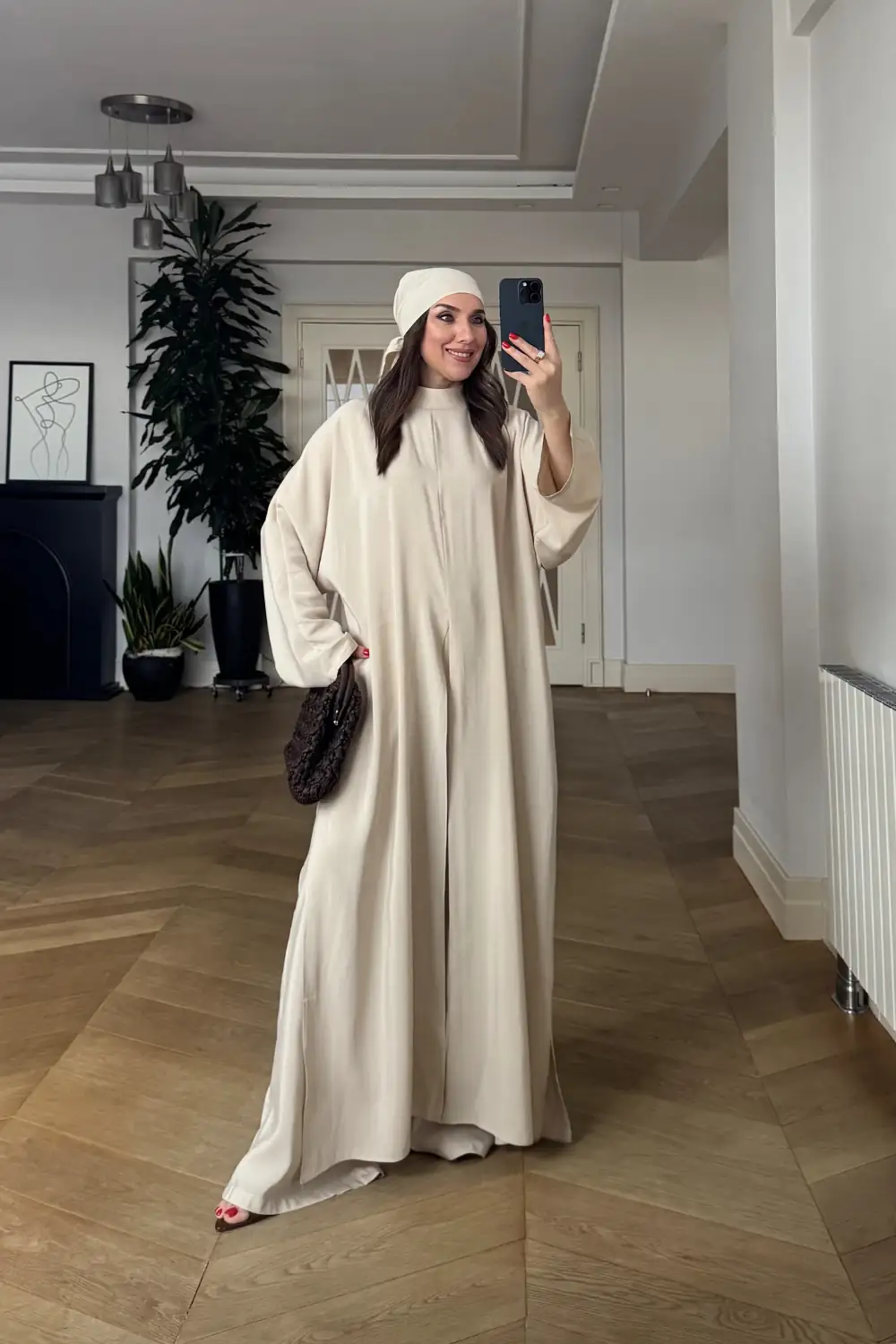 Önden Yırtmaçlı Tunik Pantolon Takım 3