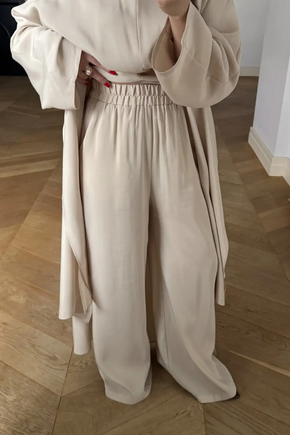 Önden Yırtmaçlı Tunik Pantolon Takım 6