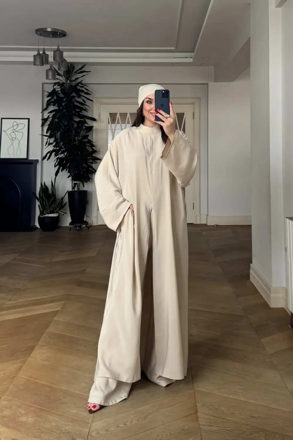 Önden Yırtmaçlı Tunik Pantolon Takım 7