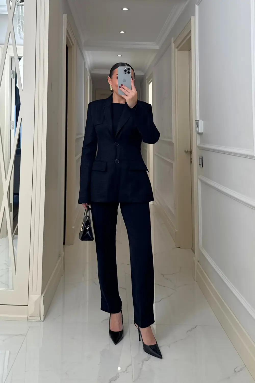 Vücuda Oturan Blazer Kadın Ceket - SİYAH