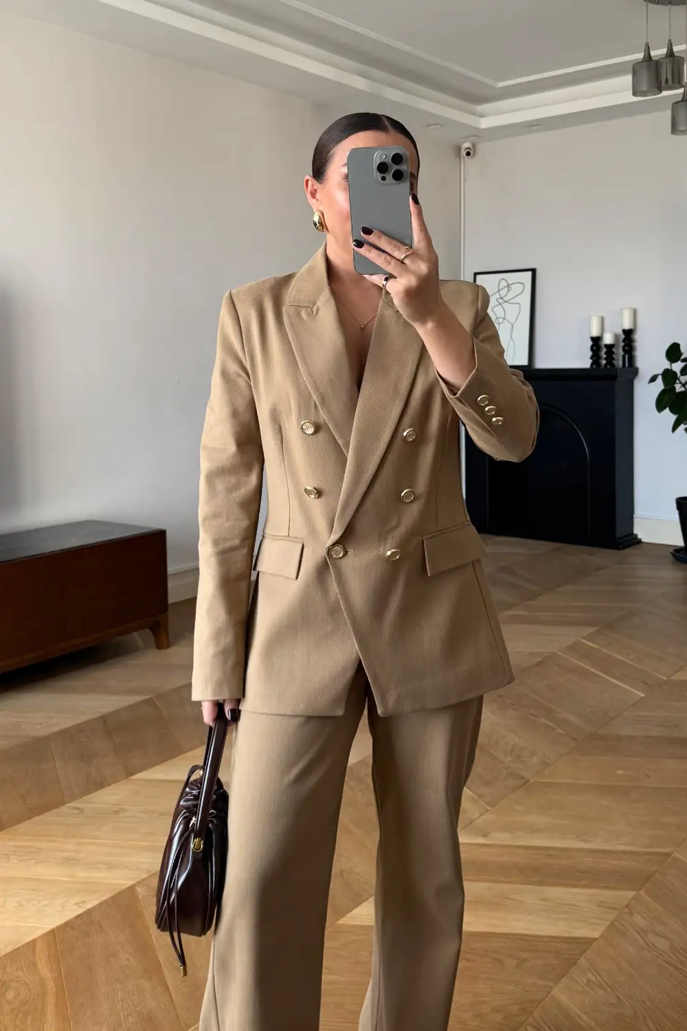 Kruvaze Blazer Kadın Ceket 1