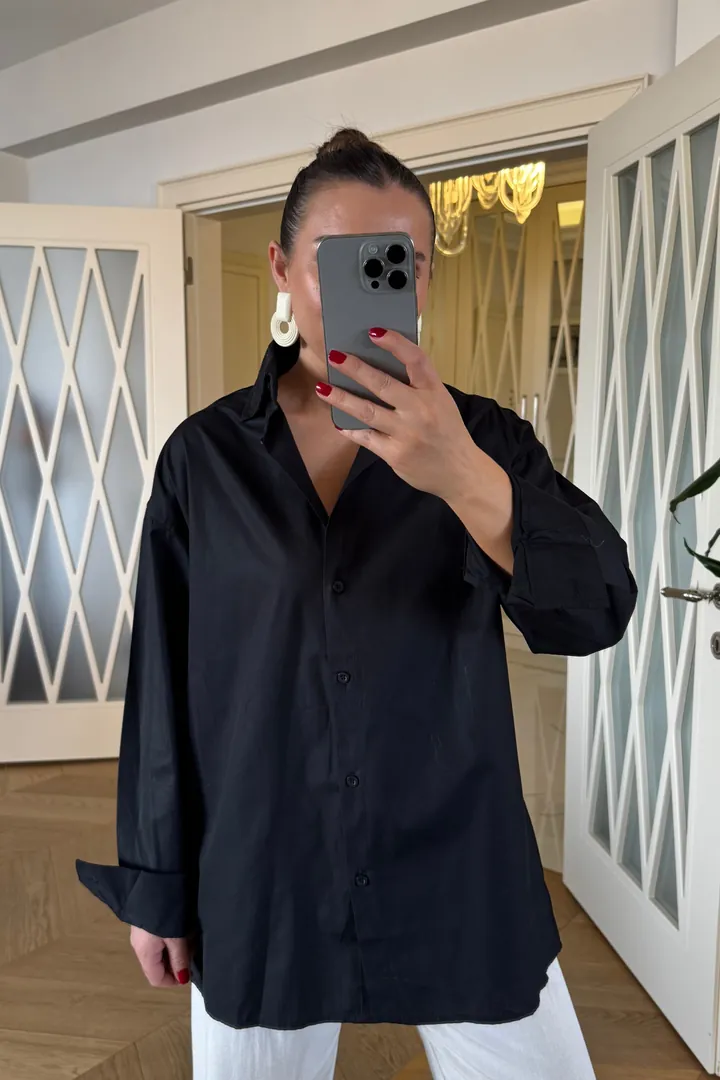 Basic Poplin Kadın Gömlek 5