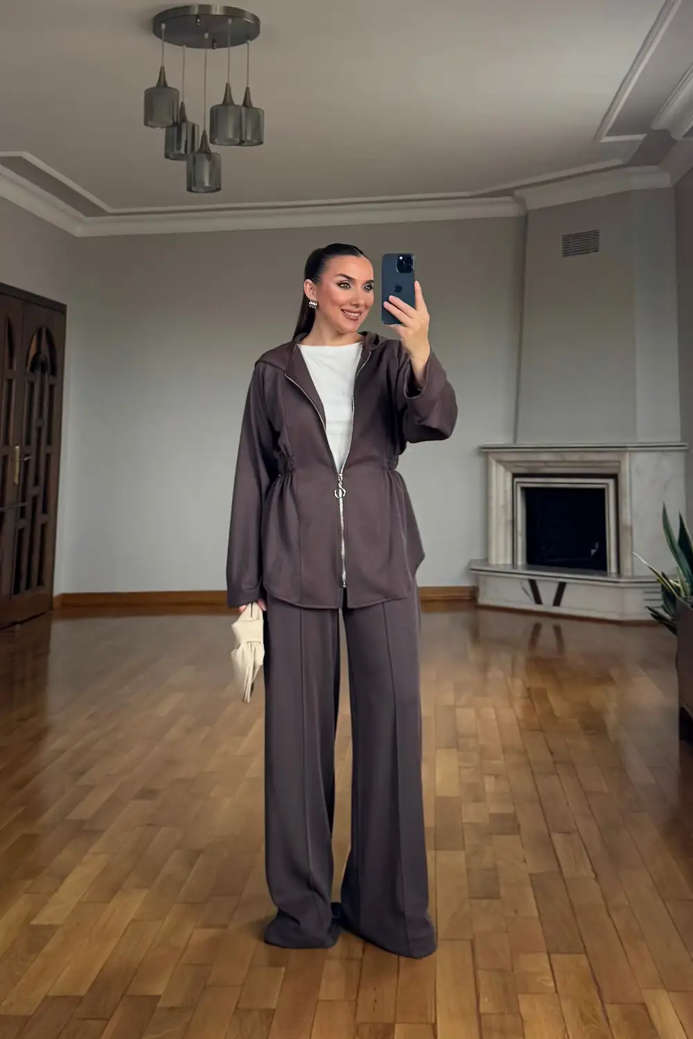 Fermuarlı Beli Lastikli İkili Takım 4