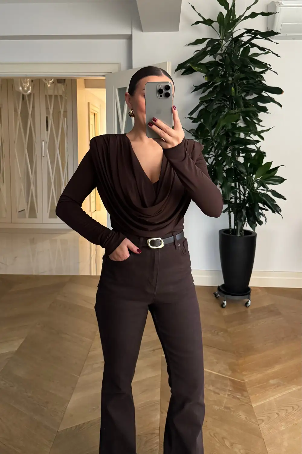 Degaje Yaka Uzun Kollu Bluz 3