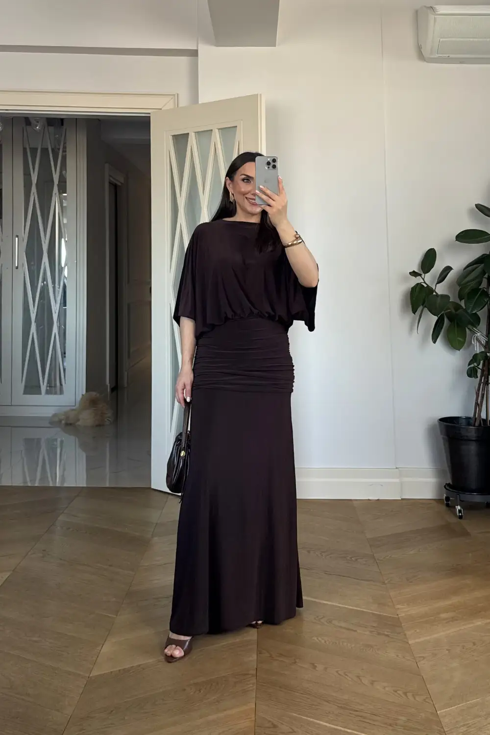 Drapeli Maxi Elbise 3