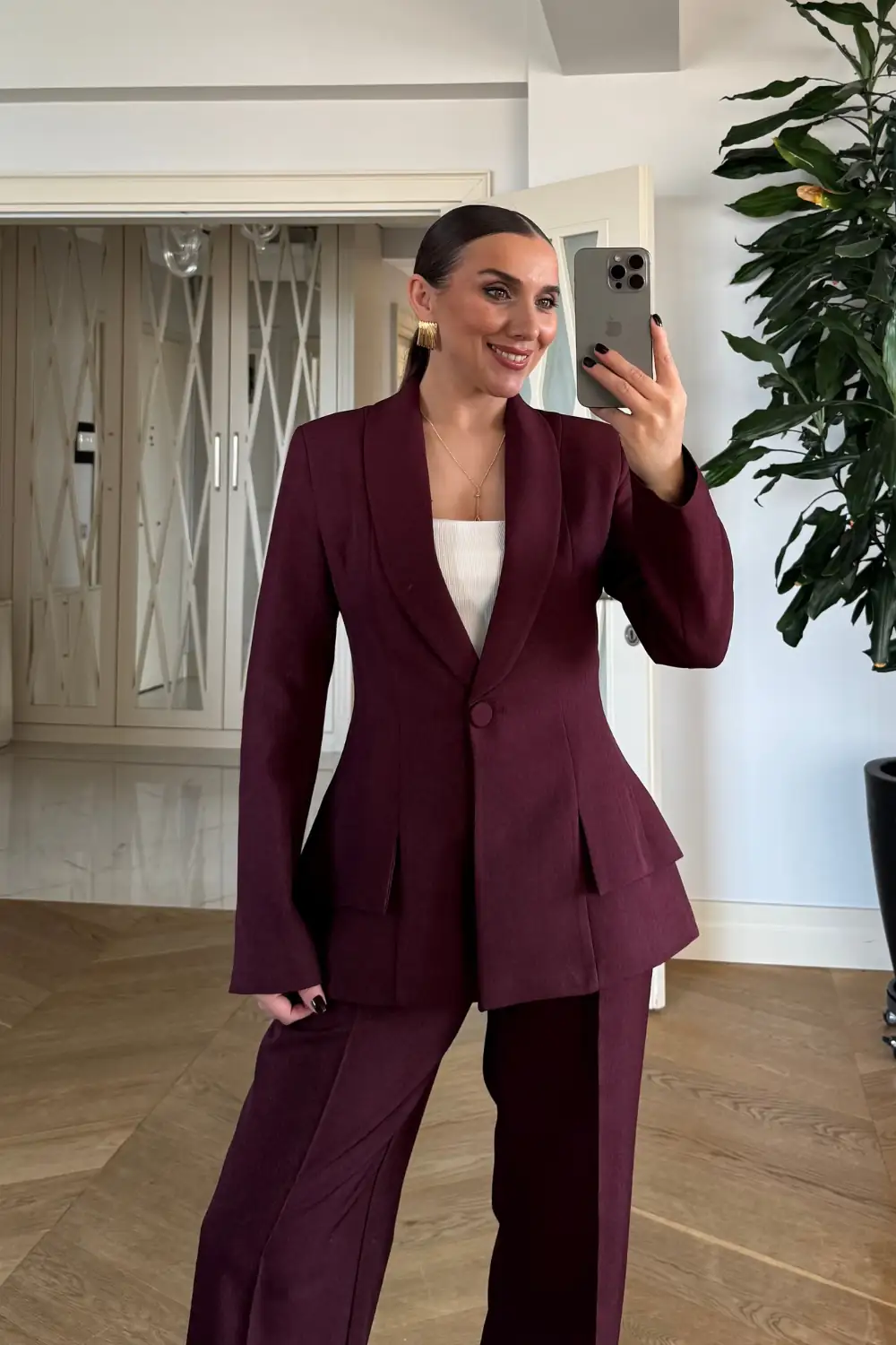 Şal Yaka Blazer Kadın Ceket 3