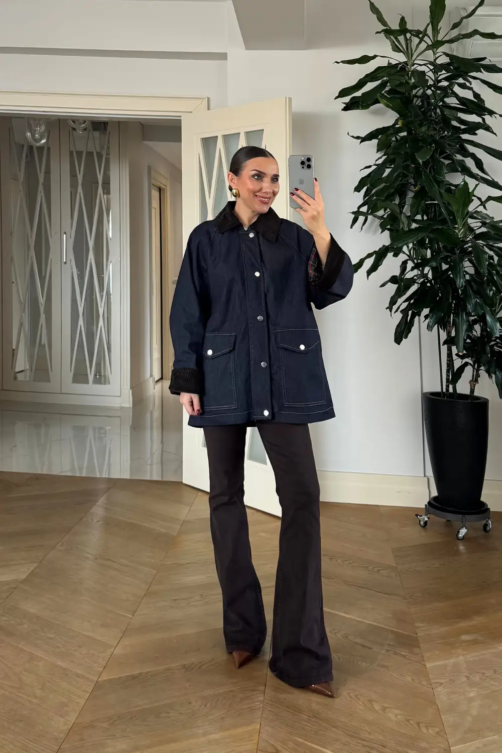 Cepli Denim Kadın Ceket 2