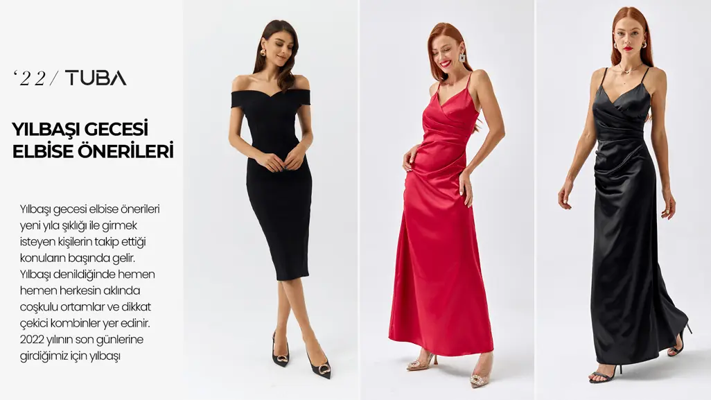YILBAŞI GECESİ ELBİSE ÖNERİLERİ