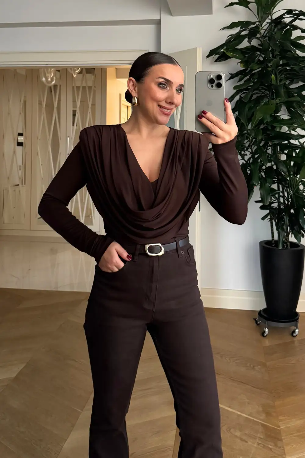 Degaje Yaka Uzun Kollu Bluz 2