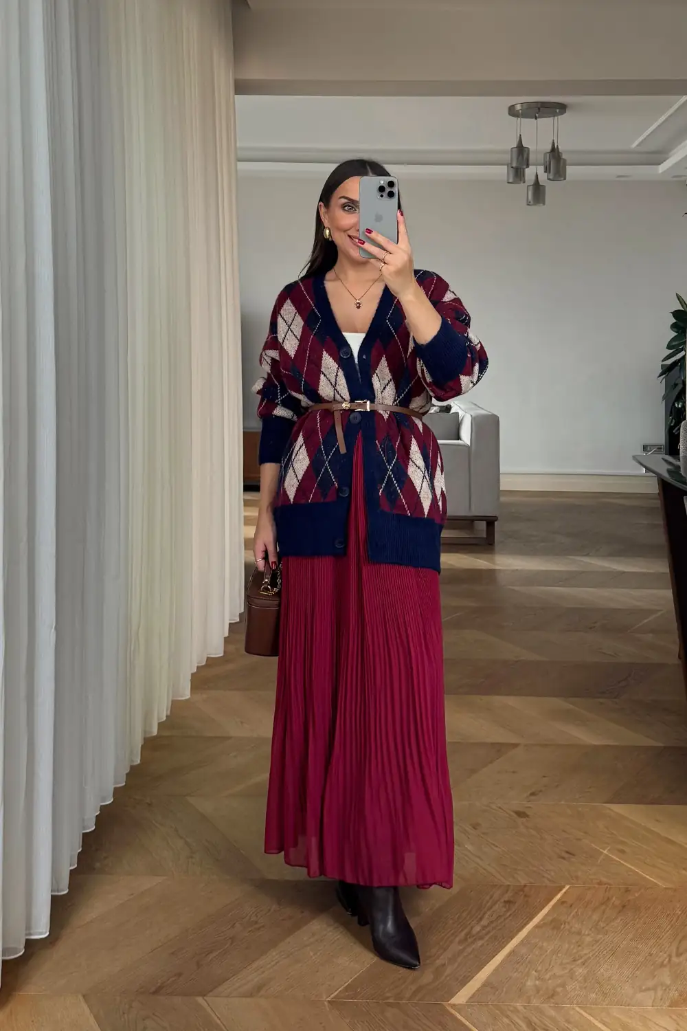 Piliseli Uzun Şifon Etek 1