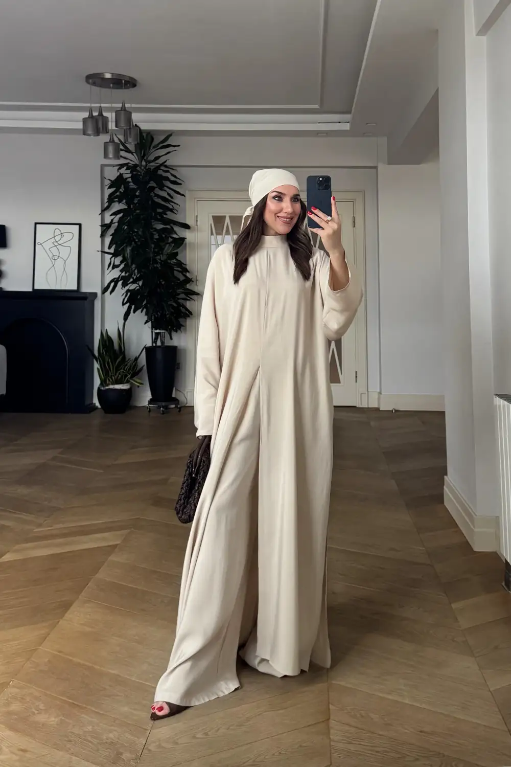 Önden Yırtmaçlı Tunik Pantolon Takım 1