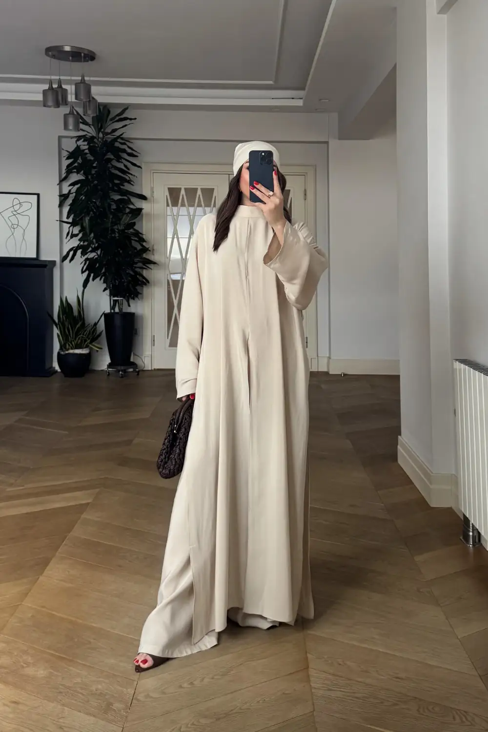 Önden Yırtmaçlı Tunik Pantolon Takım 2