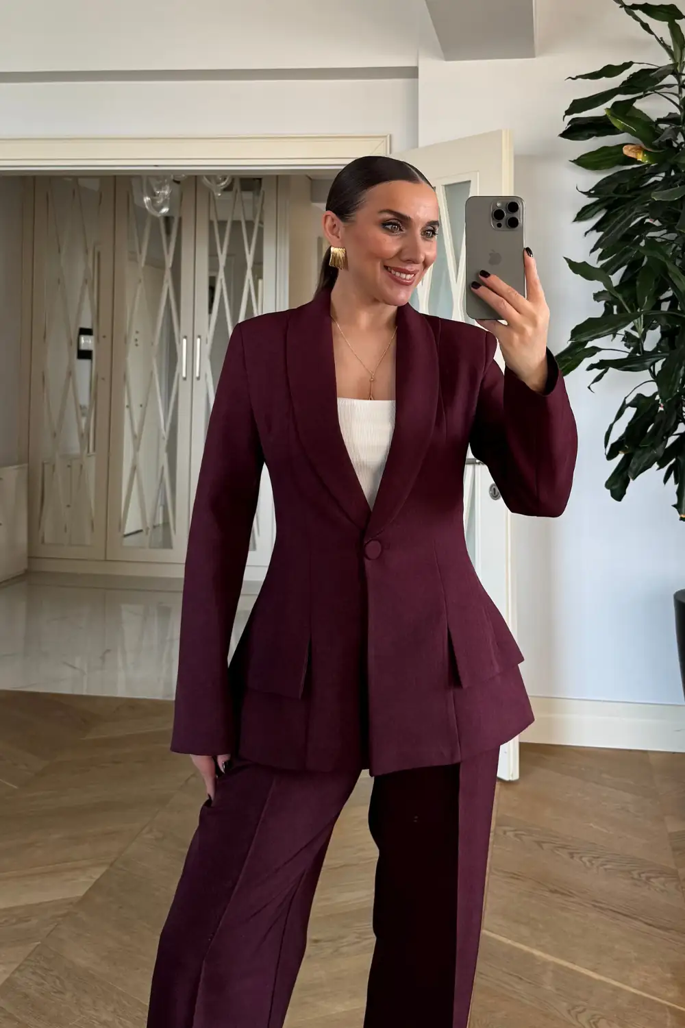Şal Yaka Blazer Kadın Ceket 2