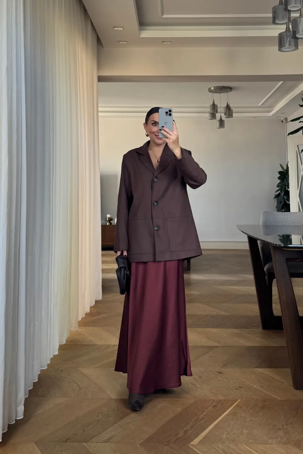Suni Süet Düğmeli Kadın Ceket 5
