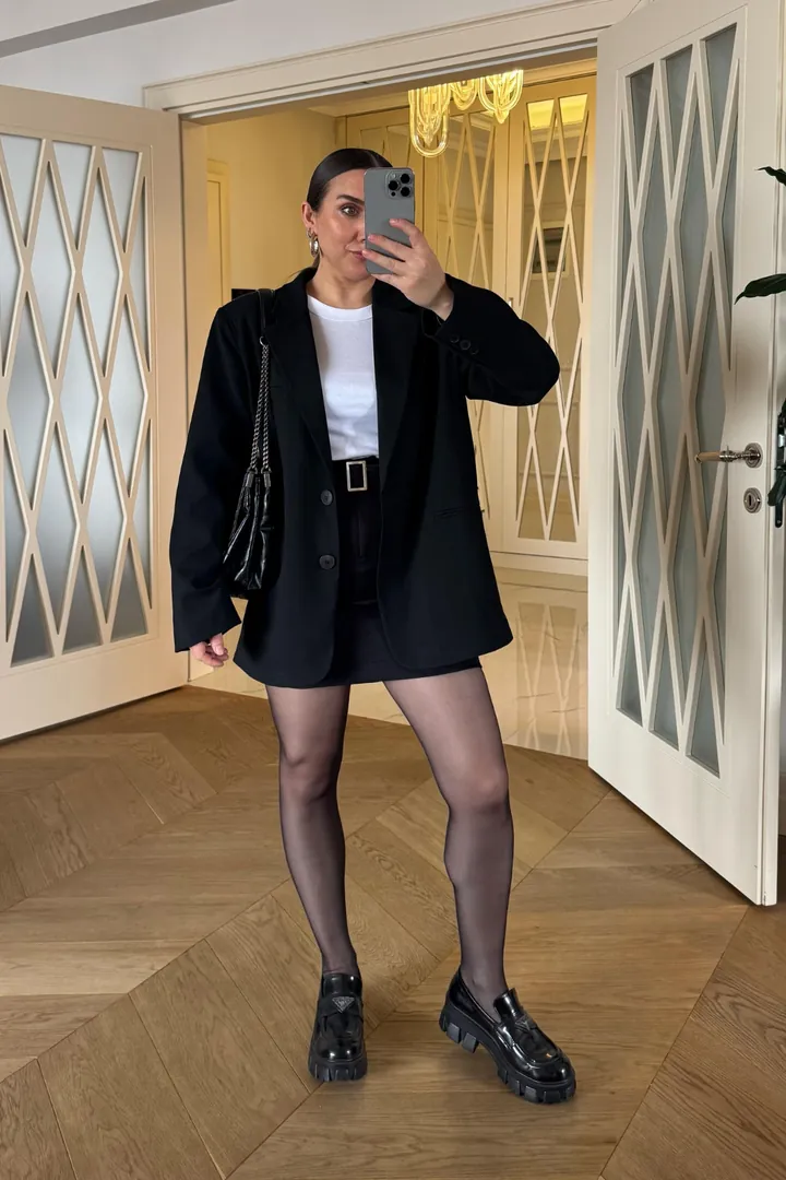 Oversize Blazer Kadın Ceket 2