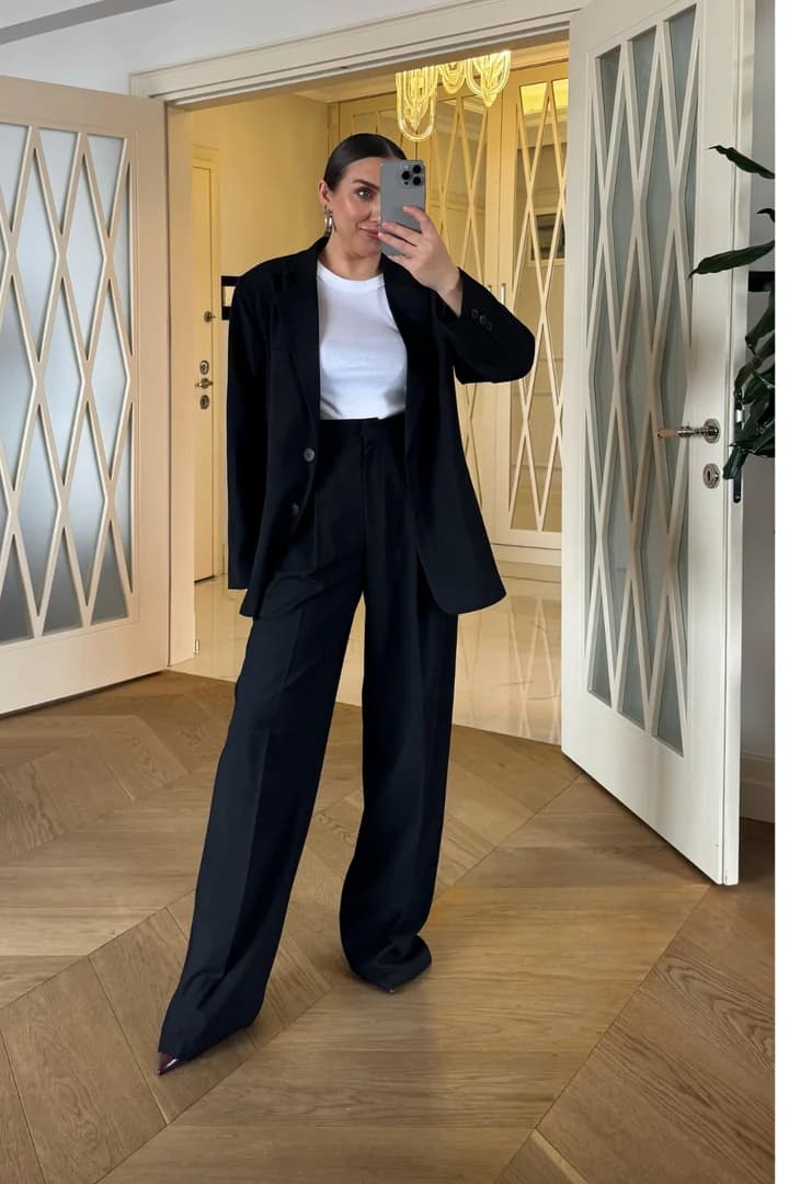 Oversize Blazer Kadın Ceket 6